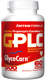 Glycine Propionyl L-Carnitine Capsules - 
PLC Clinically-Studied for Heart Health* -
SigmaTau GlycoCarn GPLC
100% USP grade -
Clinically-Studied in Sports Nutrition -
Active-muscle specific carnitine..