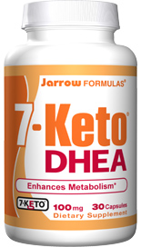 The bodys production of 7-Keto DHEA declines with age, which is directly correlated with a decline in metabolic rate. Clinical studies of 7-Keto DHEA demonstrated increases in metabolic rate and improvement in body mass index..