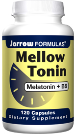 Melatonin plus Vitamin B6 Capsules -
Useful When Crossing Time Zones -
3 mg Melatonin Per Capsule -
B6 Added to Counteract Depleted Levels..