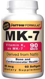 MK-7 from Natto is ten times better absorbed than K1 from spinach. MK-7 is responsible for the carboxylation of specific bone proteins needed for building bone..
