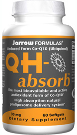 Ubiquinol High Absorption Softgel - 
Active Antioxidant Form of CoQ10 - 
Results in Higher Blood Levels Than CoQ10 - 
Especially for older consumers - 
Q-Absorb High-Absorption System - 
Kaneka QH Ubiquinol.
