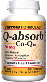 Jarrow FORMULAS Q-absorb restores Co-Q10 levels reduced or depleted by use of statins..