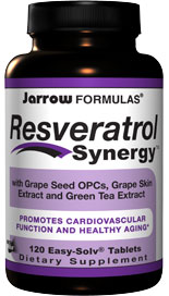 Jarrow FORMULAS Resveratrol Synergy brings together resveratrol and powerful antioxidants resulting in a potent synergistic formula..