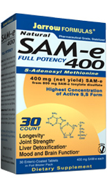 SAM-e has been clinically shown to have the following benefits: Longevity, Joint Strength, Liver Detoxification, Mood and Brain Function..
