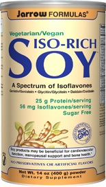 Yaeyama Chlorella and Spirulina with Digestive Enzymes Bromelain and Papain.  Iso-Rich Soy Greens combines soy protein isolate, super green foods, and digestive enzymes to create a nutritious and easily digested drink..