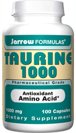 As an antioxidant, Taurine is used to quench the hypochlorite radical secreted by leukocyte immune cells. Taurines other biological functions include cellular growth, membrane stabilization, sperm motility, bile acid conjugation and neurotransmission..