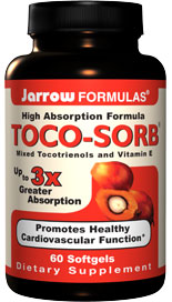 Tocotrienol-vitamin E complex utilizes SupraBio enhanced absorption system. Tocotrienols protect cardiovascular function by affecting biosynthesis of cholesterol..