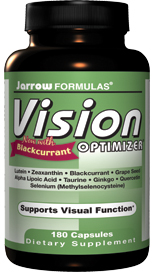 Vision Optimizer is formulated to protect and support healthy visual function. Contains: Lutein,  Zeaxanthin, New Zealand Blackcurrant Extract, Grape Seed Extract , Alpha Lipoic Acid, Selenium, Vitamin B2, Ginkgo Biloba Extract andQuercetin..