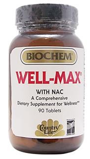 Well-Max with NAC (30 tablets) Country Life