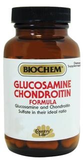 Biochem by Country Life's Glucosamine Chondroitin Formula provides the necessary building blocks for connective tissue repair. This synergistic complex provides the precursors for the production of bone, cartilage, tendon, joint tissue, skin, blood vessel walls, and mucous membranes..