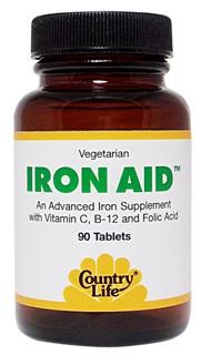 Iron is essential for the formation of red blood cells. An Advanced Iron Supplement with Vitamin C, B-12, and Folic Acid..