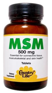 MSM is a natural bioavailable form of sulfur, an essential trace mineral. Sulfur is essential for numerous electrochemical, catalytic, and structural functions in human metabolism..