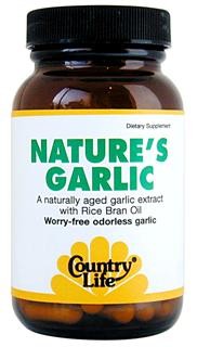 A naturally aged garlic extract with Rice Bran Oil.