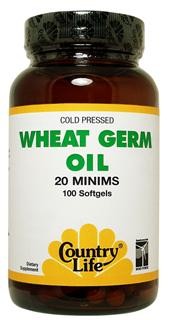 Country Life uses the highest-quality cold pressed wheat germ oil - a natural source of Vitamin E and unsaturated fatty acids..
