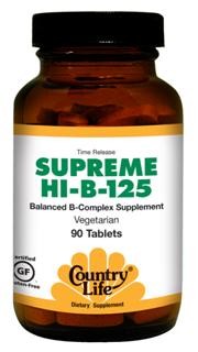 Time Release Balanced B-Complex. This product has been formulated in a special base to release its nutrients over a prolonged period of time. Vegetarian/Kosher.