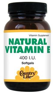 100% Natural-Source Vitamin E.