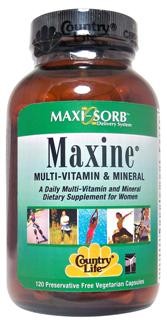 Maxine for Women Multiple Vitamin (120 vcaps) Country Life