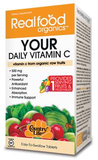 Country Lifes Your Daily Vitamin C supplies 100%
of the vitamin C from both Amla fruit and Acerola
Cherries. As an antioxidant, vitamin C is vital in
keeping the bodys immune defenses up. This foodderived
formula is designed to give you vitamin C
that is ALIVE with nature..