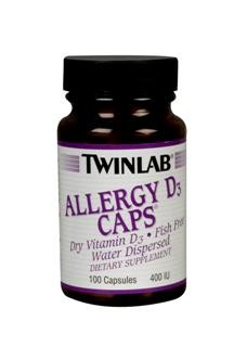 Allergy D3 (400 I.U. 100 capsules) TwinLab