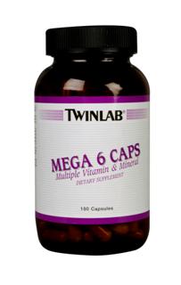 Twinlab Mega 6 Capsules are easy to swallow and assimilate. Balanced high potency multi vitamin that is well tolerated by the most highly allergic individuals..