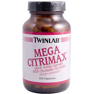 Two highly concentrated capsules contain 1500 mg of Citrimax (Garcinia Cambogia extract), standardized for 50% (-) Hydroxycitric Acid (HCA), plus 200 mcg of Chromium for maximum weight control benefits..