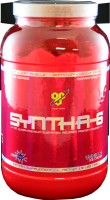 The key ingredients in Syntha-6 provide support for: Multi-Functional Micellar Protein Matrix; Bioactive Protein Utilization Enzymes AZORB; BCAA's & Other Essential Amino Acids; MCT's, EFA's, & Glutamine Peptides; Aspartame Free.