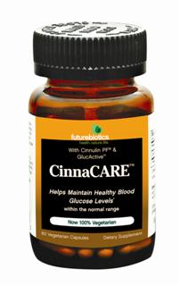 CinnaCARE contains Cinnulin PF, a patented and clinically tested Cinnamon extract. It also contains a proprietary GlucActive blend that further supports healthy glucose levels, while Bioperine, a powerful black pepper extract, helps maximize absorption and utilization.  Research by the U.S. Department of Agriculture shows beneficial compounds in cinnamon can help maintain blood glucose levels naturally..