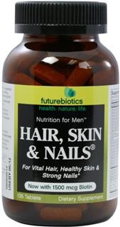 Hair Skin Nails for Men (135 tabs) Futurebiotics