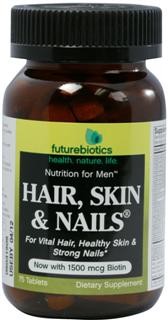 Hair, Skin & Nails for Men is based on the same #1-selling, nutrient-intense formula as the women's formula with the added benefit of 25 mg of zinc per daily dose and other select nutrients for men..