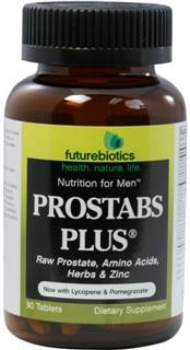 Prostabs Plus is a synergistic combination of nutrients traditionally used to support prostate health. It contains the benefits of Raw Prostate Glandular, targeted botanicals including Saw Palmetto extract, amino acids and select nutrients. Prostabs Plus is part of a series of advanced state-of-the-art nutritional supplements designed especially for today's health-conscious man..