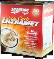  UltraMet is a high-performance meal supplement that delivers a complete array of nutrients to fuel your body, feed your muscles, help improve your overall well-being and boost your body's energy levels..