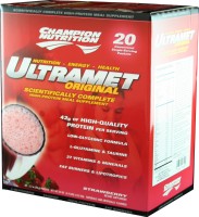  UltraMet is a high-performance meal supplement that delivers a complete array of nutrients to fuel your body, feed your muscles, help improve your overall well-being and boost your body's energy levels..