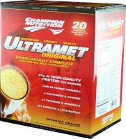  UltraMet is a high-performance meal supplement that delivers a complete array of nutrients to fuel your body, feed your muscles, help improve your overall well-being and boost your body's energy levels..