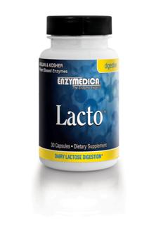 Lacto contains high potency Lactase with eight additional enzymes for individuals who have difficulty digesting foods that contain Lactose (a dairy sugar). Lacto also contains enzymes for dairy protein and fat digestion..