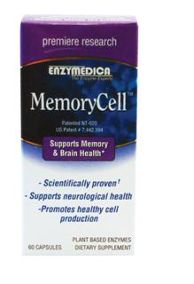 MemoryCell offers a combination of a university proven blend of active botanicals and antioxidants, along with a unique blend of enzymes to support healthy memory and brain function..