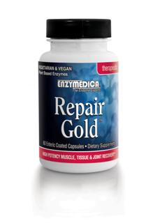 <p>Repair Gold represents a higher potency form of repair with the addition of Serratiopeptidase. It has been formulated to support muscle, tissue and joint recovery, as well as systematic inflammation.</p>.