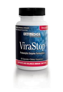 Virastop contains the highest available potency of an exclusive blend of proteases to assist the
body in purification. Protease can break down undigested protein, cellular debris and assist in
the break down of toxins in the blood, sparing the immune system this task. The immune
system can then concentrate its full action on the invasion..