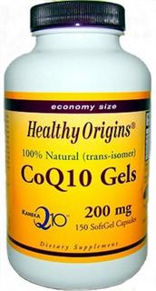 Healthy  Origins is pleased to announce a premium line of CoQ10 softgels containing 100% natural (trans-isomer) Kaneka Q10. All of our CoQ10 gels are formulated with pure cold pressed olive oil for enhanced absorption..