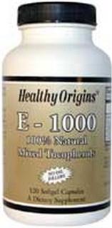 Healthy Origins Natural Vitamin E with 100% Natural Mixed Tocopherols is a major antioxidant that supports cardiovascular health..