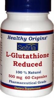 Glutathione levels decline at night and are the lowest in the morning.
Healthy Origins Setria L-Glutathione Reduced is recommended
daily as a dietary supplement for its antioxidative action and over
all anti-aging properties.
