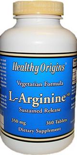 Healthy Origins L-Arginine-SR is a unique formulation that utilizes a sustained release delivery system..
