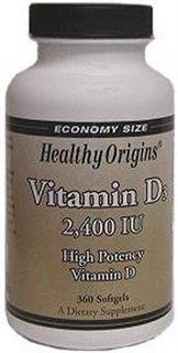 Healthy Origins proudly introduces Vitamin D3 encapsulated in a base of pure cold pressed olive oil for maximum absorption. Additive free..