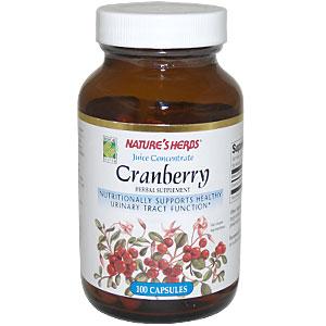 Nature's Herbs Cranberry Juice Concentrate capsules contain only the finest quality Cranberries available, indicated by a zestful tartness and fresh, plump appearance. Our fresh juicy berries are extracted and concentrated by a spray-dry cold process retaining and enhancing the important healthful benefits of fresh Cranberry juice..