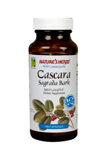 Natures Herbs aged Cascara is a mild herbal laxative for gentle overnight relief of chronic constipation. 
.