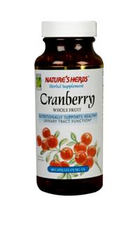 Nature's Herbs Cranberry Whole Fruit comes from select quality berries grown in North America.
.