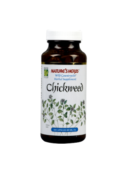 Natures Herbs wild Countryside Chickweed is a natural source nutritional supplement providing minute quantities of Vitamin A, Magnesium, Manganese and Silicon..