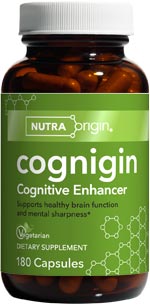 Cognigin | Cognitive Enhancer (180 caps)* NutraOrigin