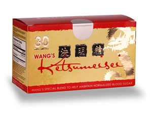 Wang's Ketsumeisei is a unique blend of herb extracts formulated to help maintain normalized blood sugar levels and a healthy circulatory system..