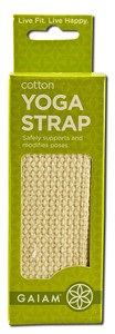 Cotton Yoga Strap allows you to enjoy the full benefits of practicing yoga. Cinch buckle tightens strap securely yet allows for quick and easy release..