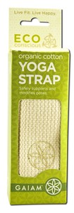 Safely supports and modifies poses while using earth-friendly
organic cotton..
